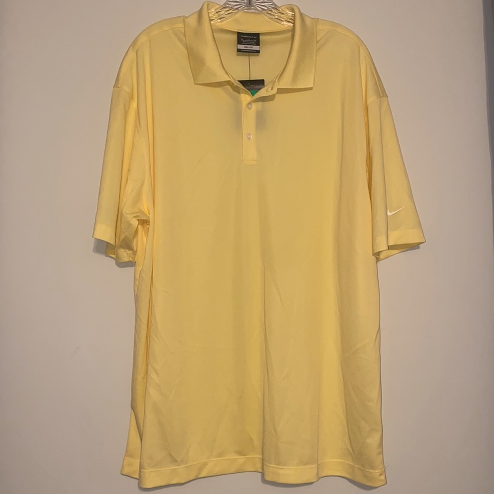 Nike Pale Yellow Golf shirt